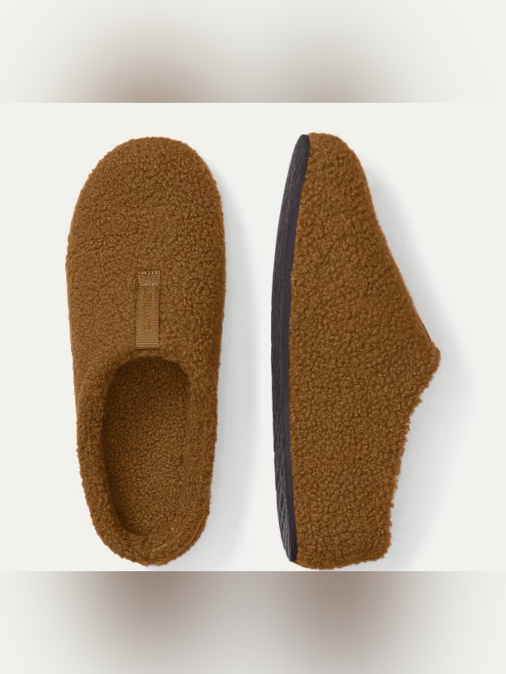 Bombas Men's Cozy Sunday Slip-On Slippers in Toffee Size 12